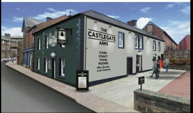 The Castlegate Arms 호텔 펜리스 외부 사진